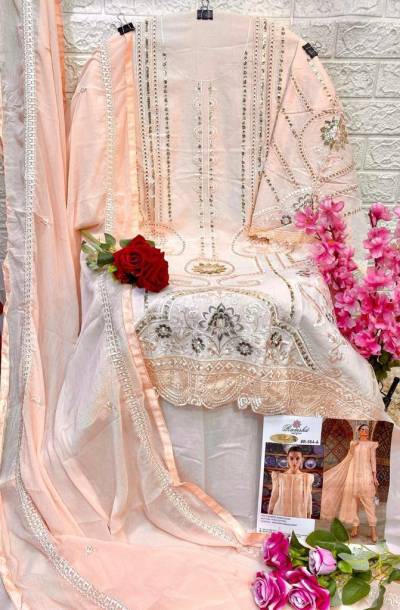 D.NO.R-584A & R-584B BY RAMSHA EMBROIDERY SALWAR KAMEEZ MANUFACTURER IN INDIA